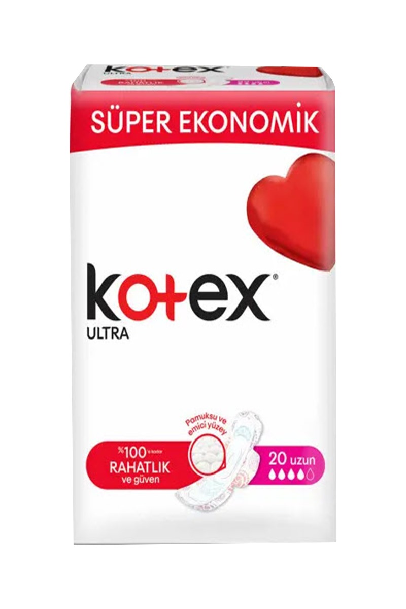 Kotex Ultra Süper Ekonomik Paket Uzun 20'li