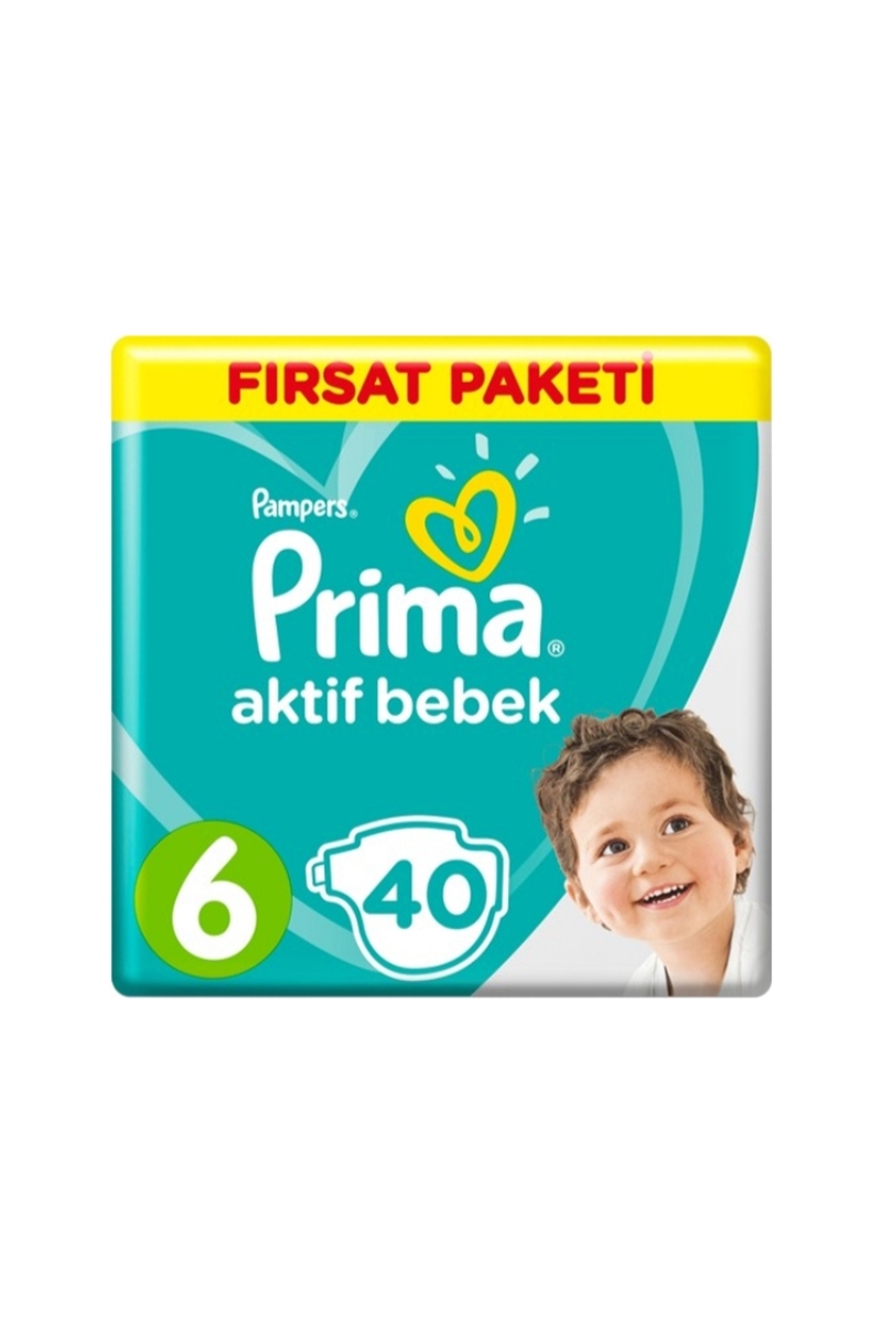 Prima Aktif Bebek Fırsat Paketi 6 No Ekstra Large 40'lı
