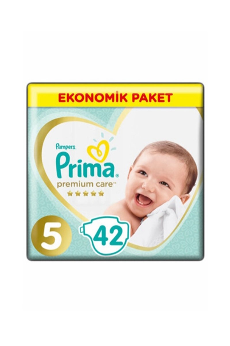 Prima Bebek Bezi Premium Care 5 Numara Ekonomik Paket 11-16 Kg 42 Adet